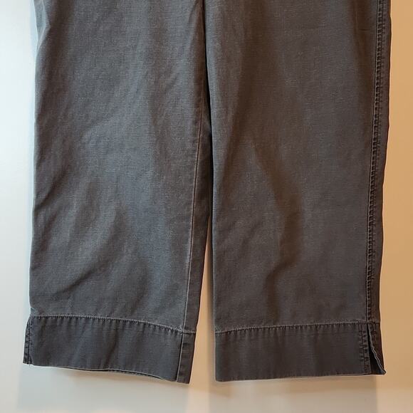 The North Face Capri Pants 100% Cotton Women's Sz 8 Regular Gray NICE! - Picture 9 of 13